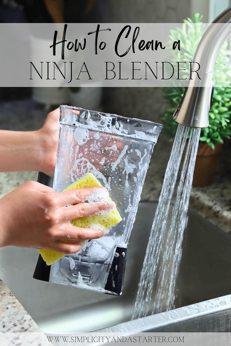 How to Clean a Ninja Blender (The Simple Way) - Simplicity and a Starter
