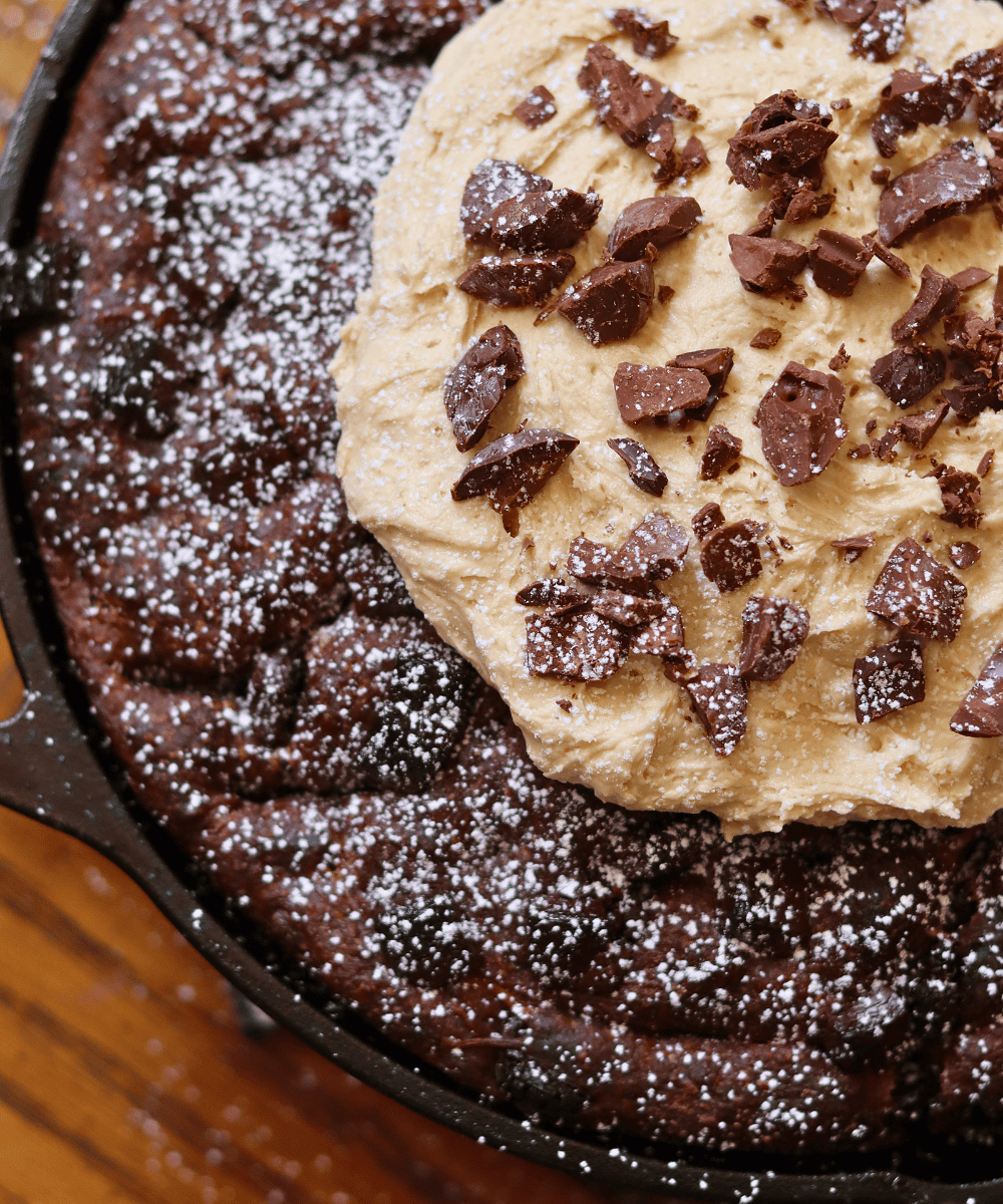 Chocolate Sourdough Focaccia Recipe with Peanut Butter