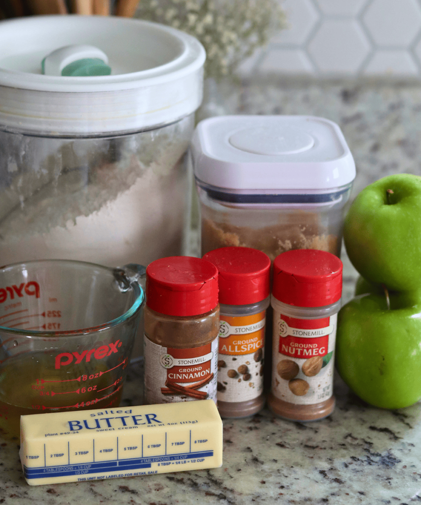 ingredients for the filling