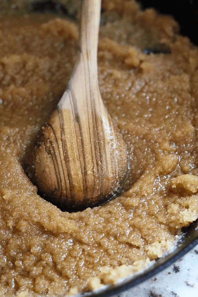 butter sugar mixture