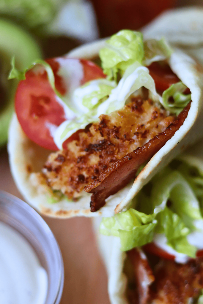 Sourdough Crispy Chicken Wraps