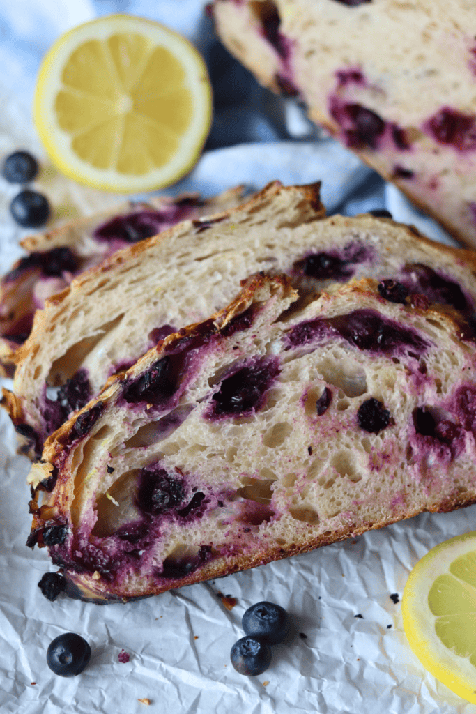 Easy Lemon Blueberry Sourdough Bread Recipe Simplicity And A Starter