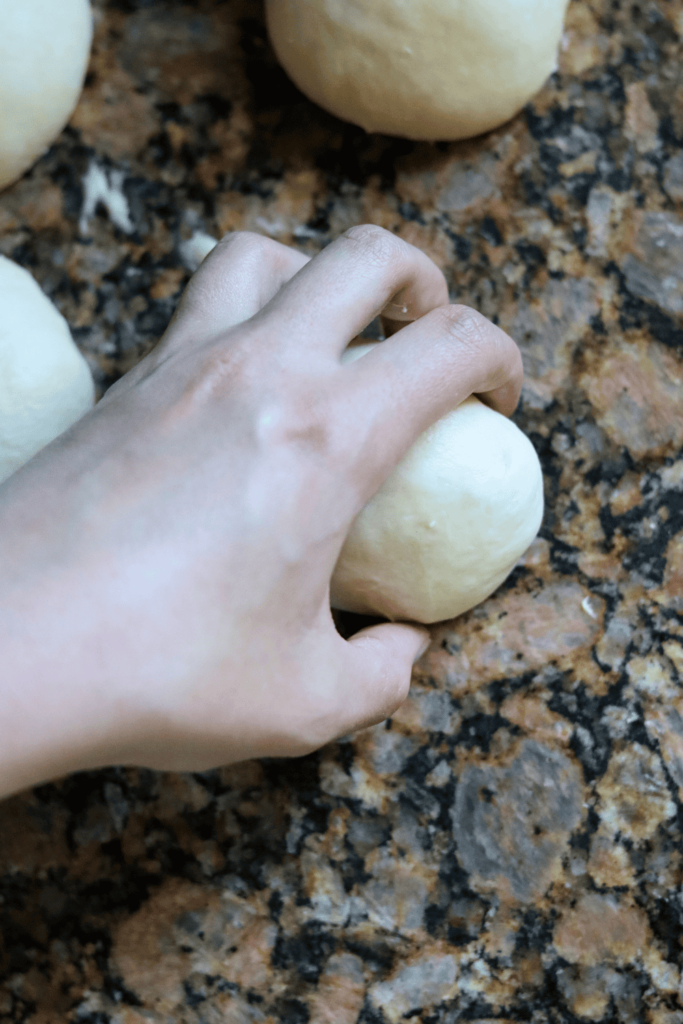 Shaping Sourdough Burger Buns
