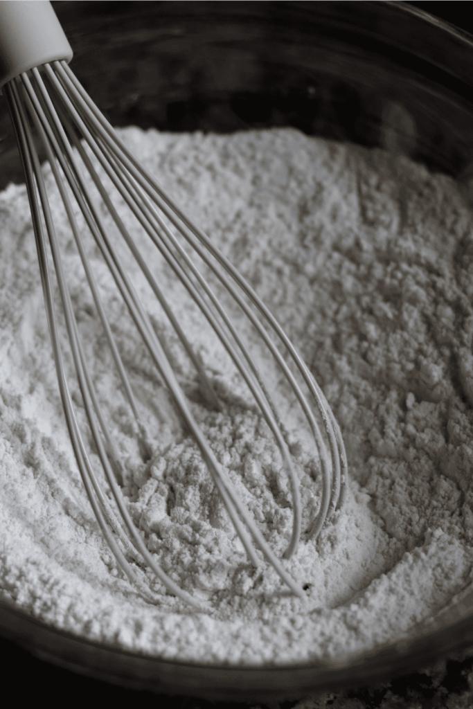 whisked dry ingredients