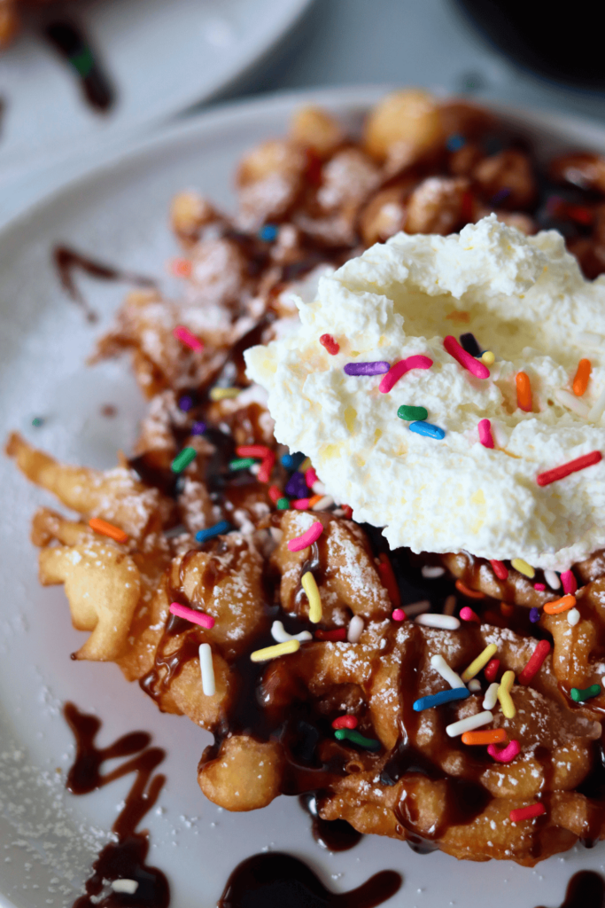 sourdough funnel cakes