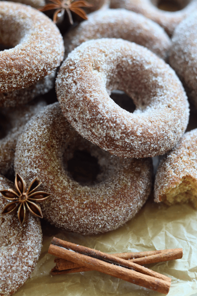 sourdough apple cider donuts