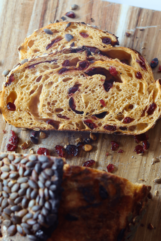 Sourdough pumpkin loaf