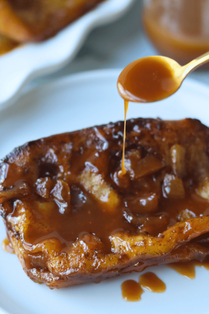 sourdough apple caramel pull apart bread