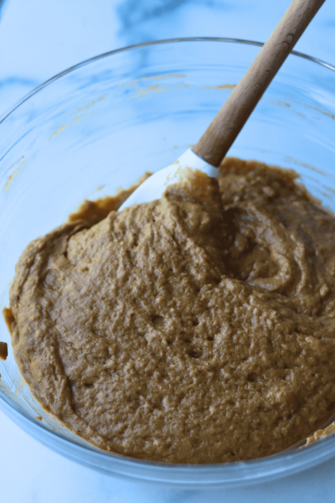 mixed dry and wet ingredients