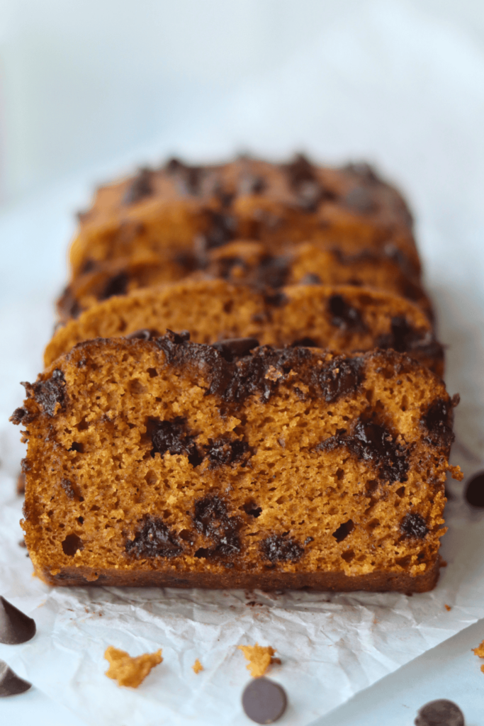 sliced sourdough pumpkin bread