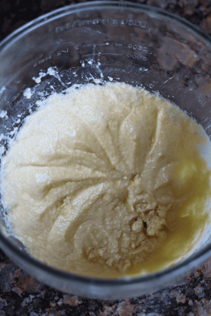 Mixed wet ingredients