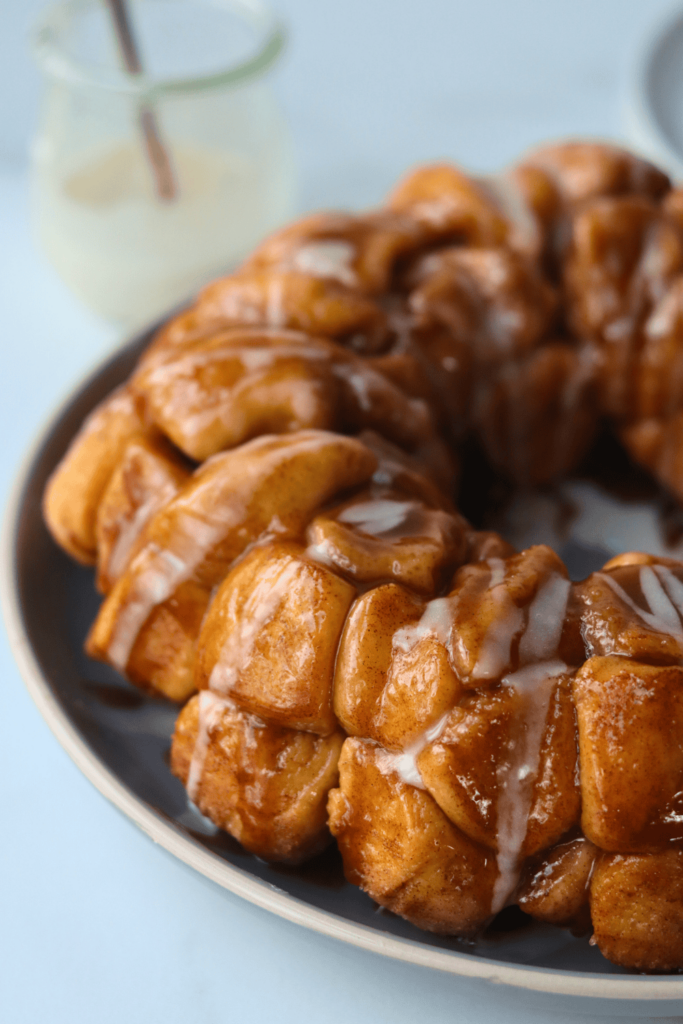 Sourdough Monkey Bread on a plate