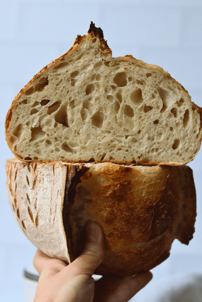 loaf of sourdough bread
