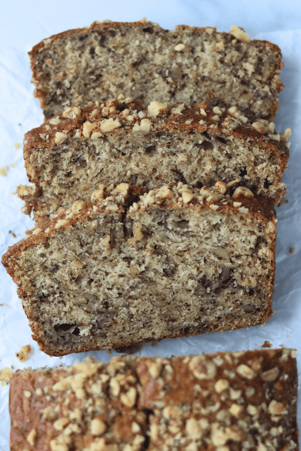 sliced sourdough banana bread