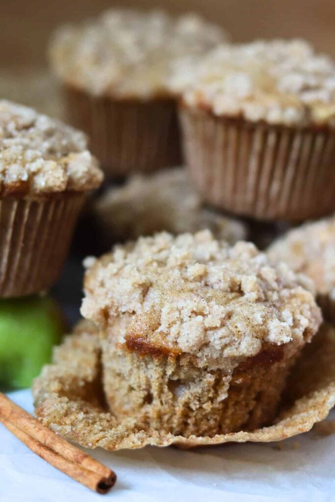 sourdough apple cinnamon muffins