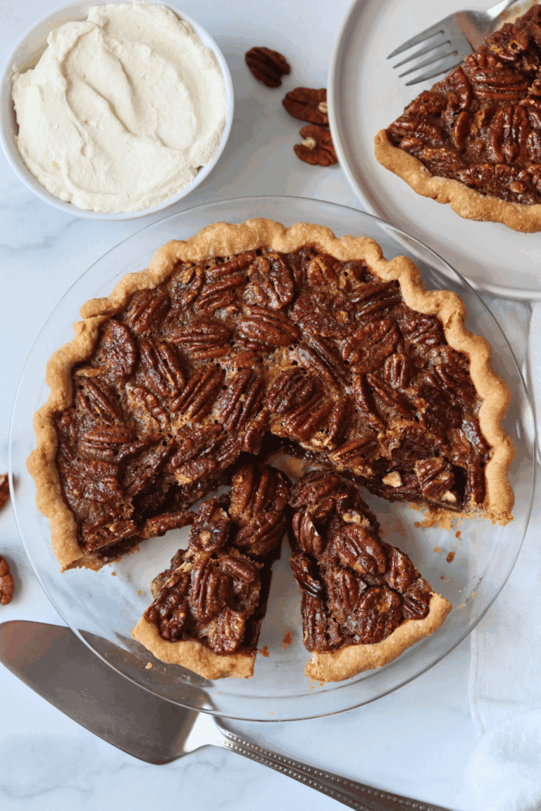 The Best Pecan Pie with Sourdough Pie Crust Recipe