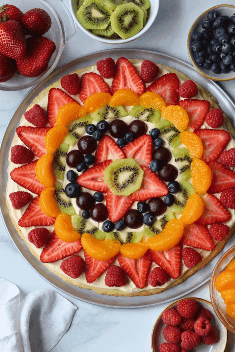 sourdough fruit pizza