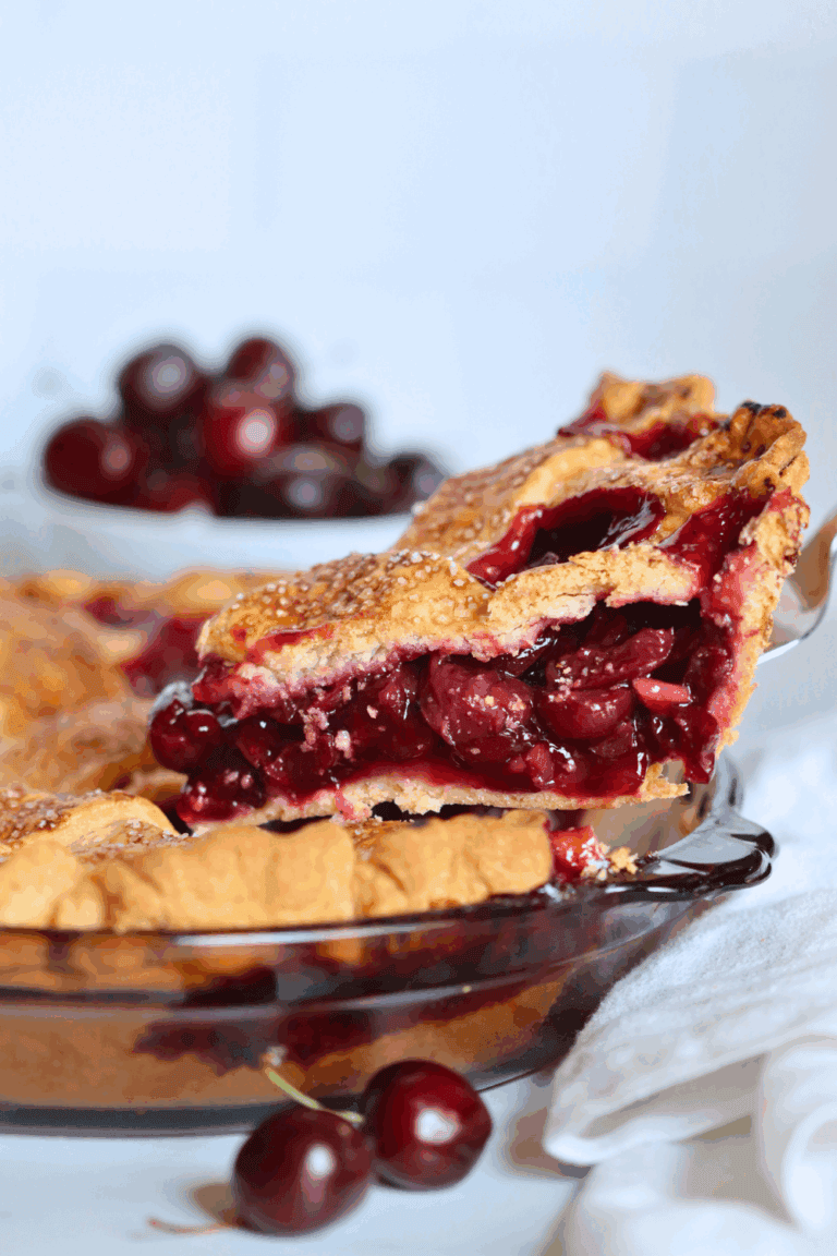 Easy Sourdough Cherry Pie Recipe (With a Golden Crust)