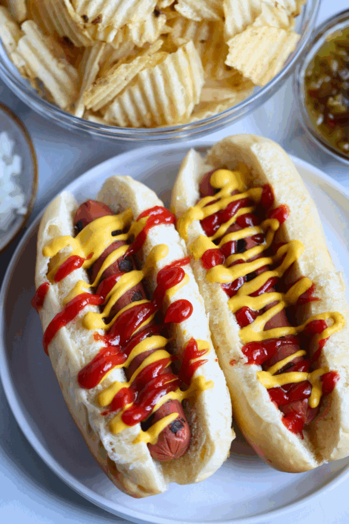 sourdough discard hot dog buns