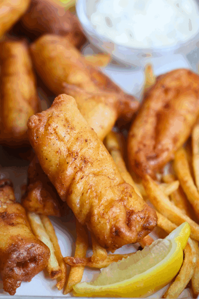 sourdough fried fish