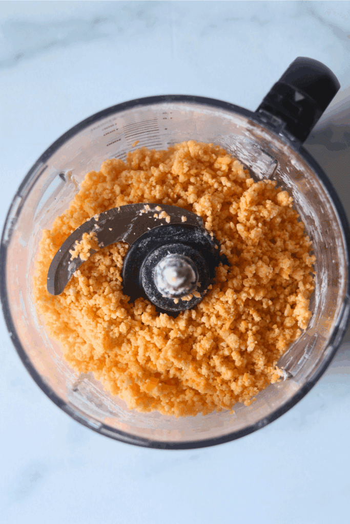 ingredients in a food processor