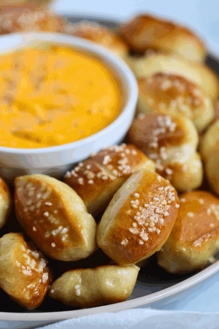 sourdough discard pretzel bites
