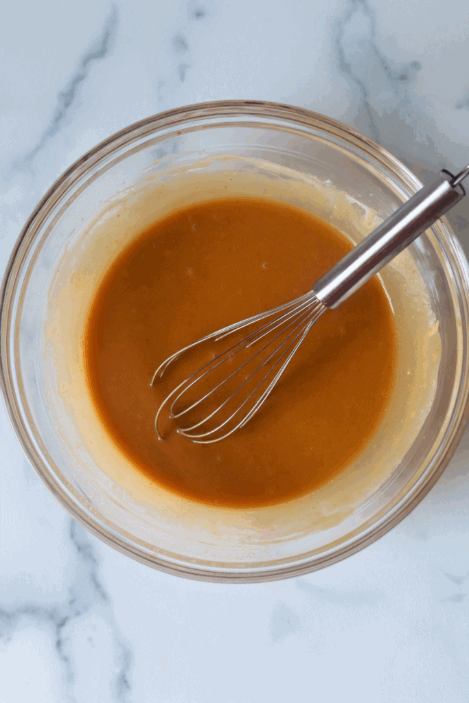 mixed wet ingredients