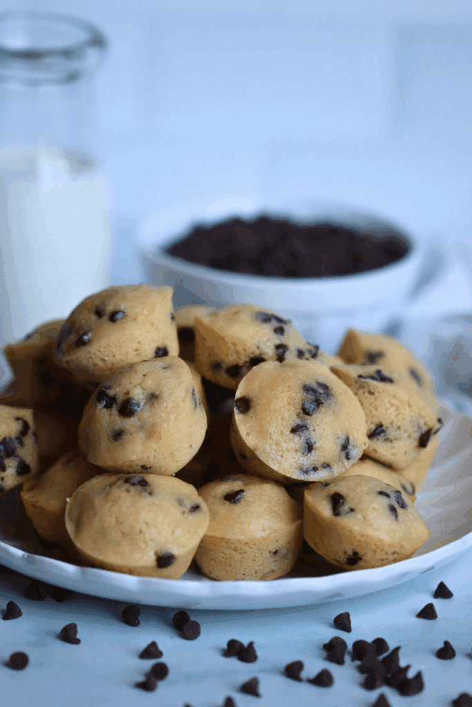 sourdough chocolate chip mini muffins