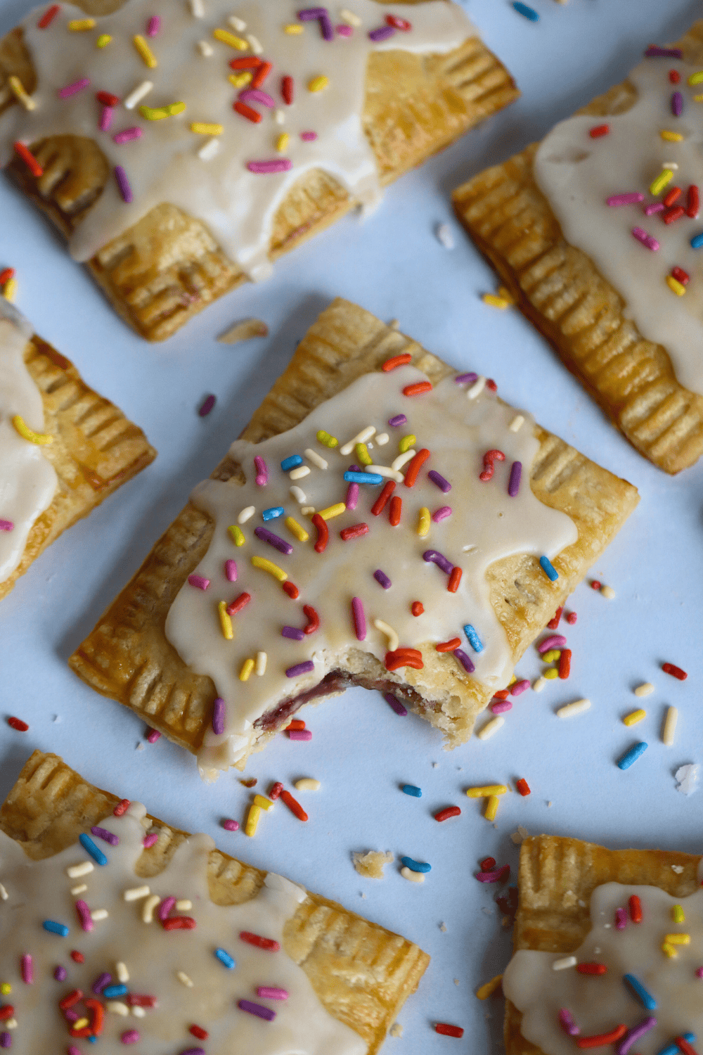 Homemade Sourdough Pop Tarts Recipe With Vanilla Glaze Simplicity 
