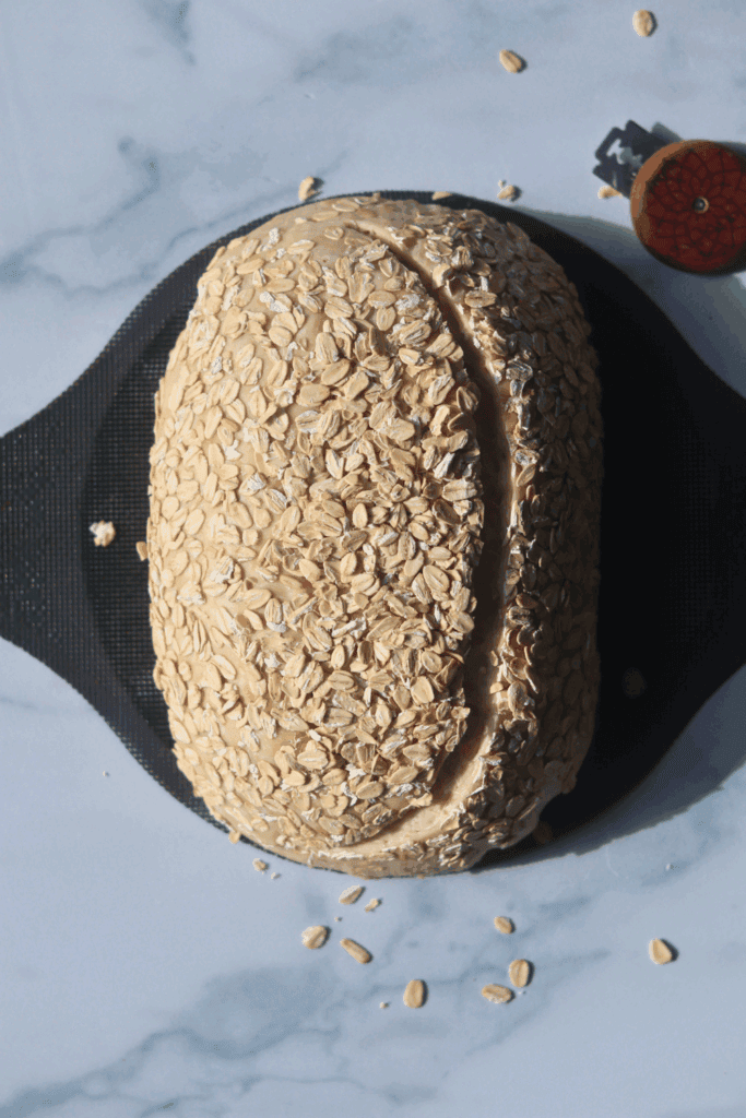 honey oat sourdough bread