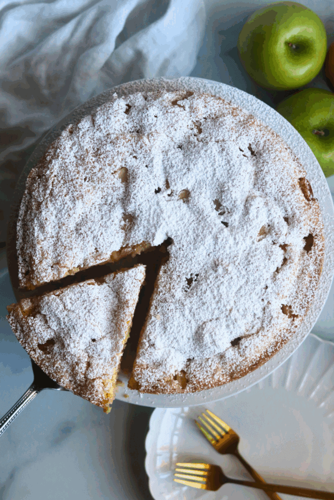 sourdough apple cake