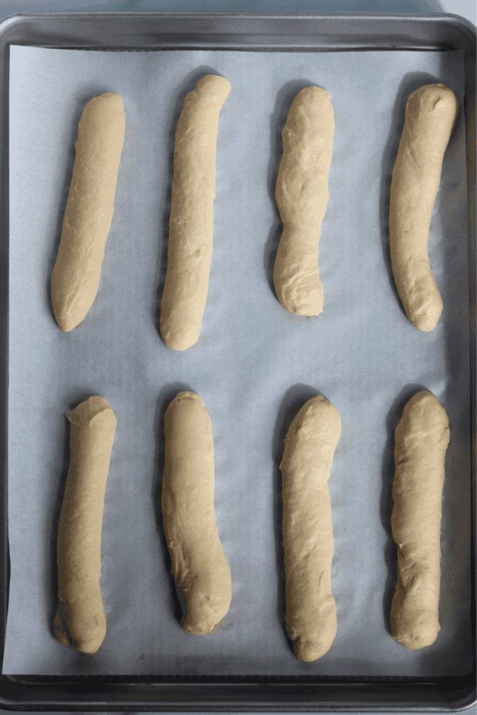 shaped sourdough breadsticks