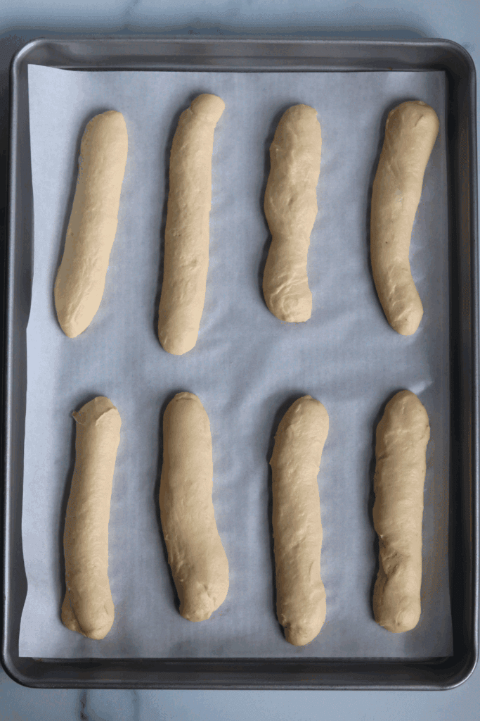 shaped sourdough breadsticks