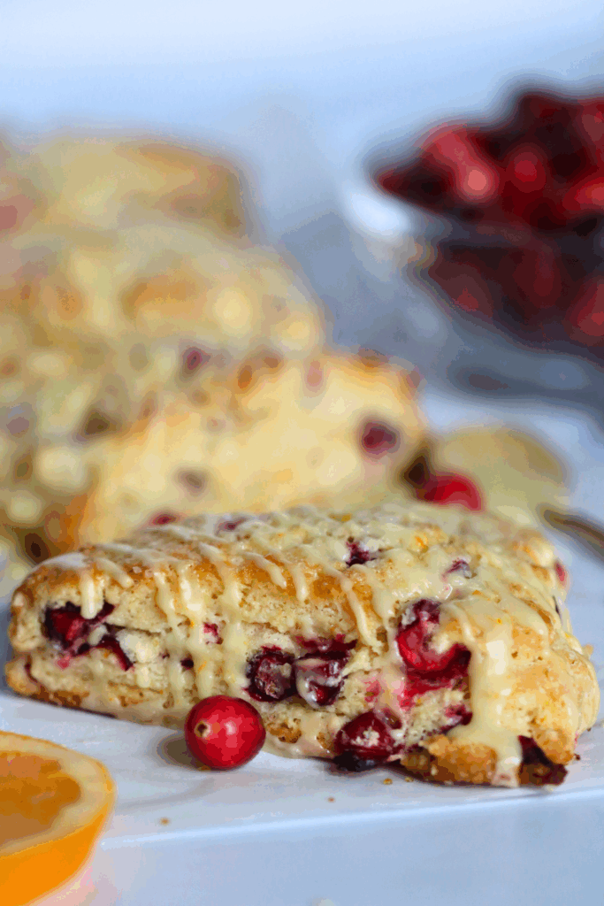 sourdough cranberry orange scones