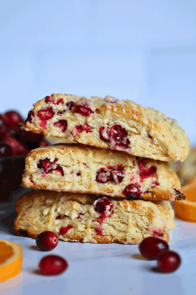 sourdough cranberry orange scones