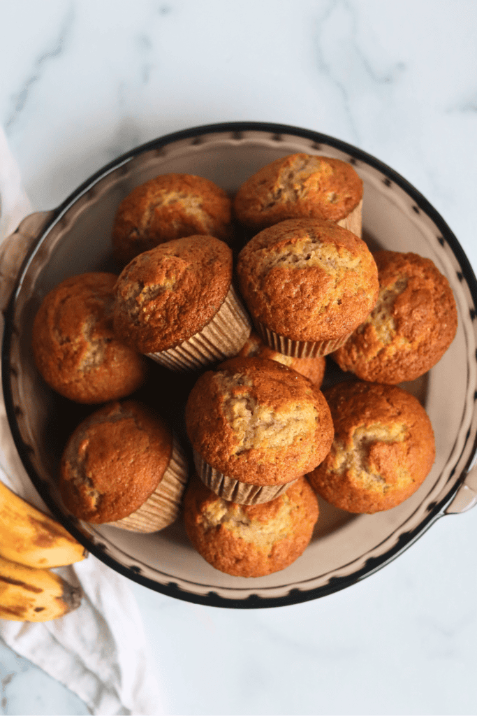 sourdough banana muffins