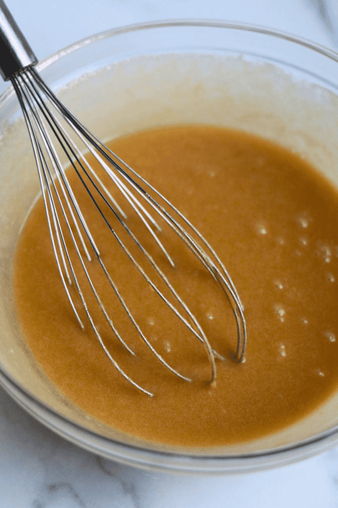 mixed wet ingredients 