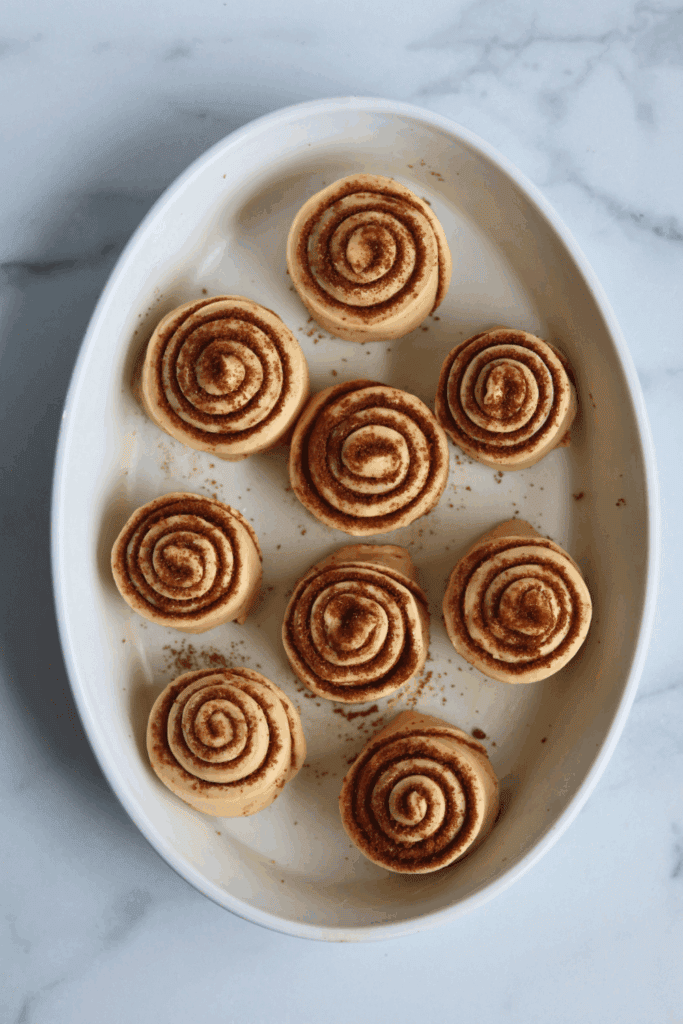 cinnamon rolls with heavy cream
