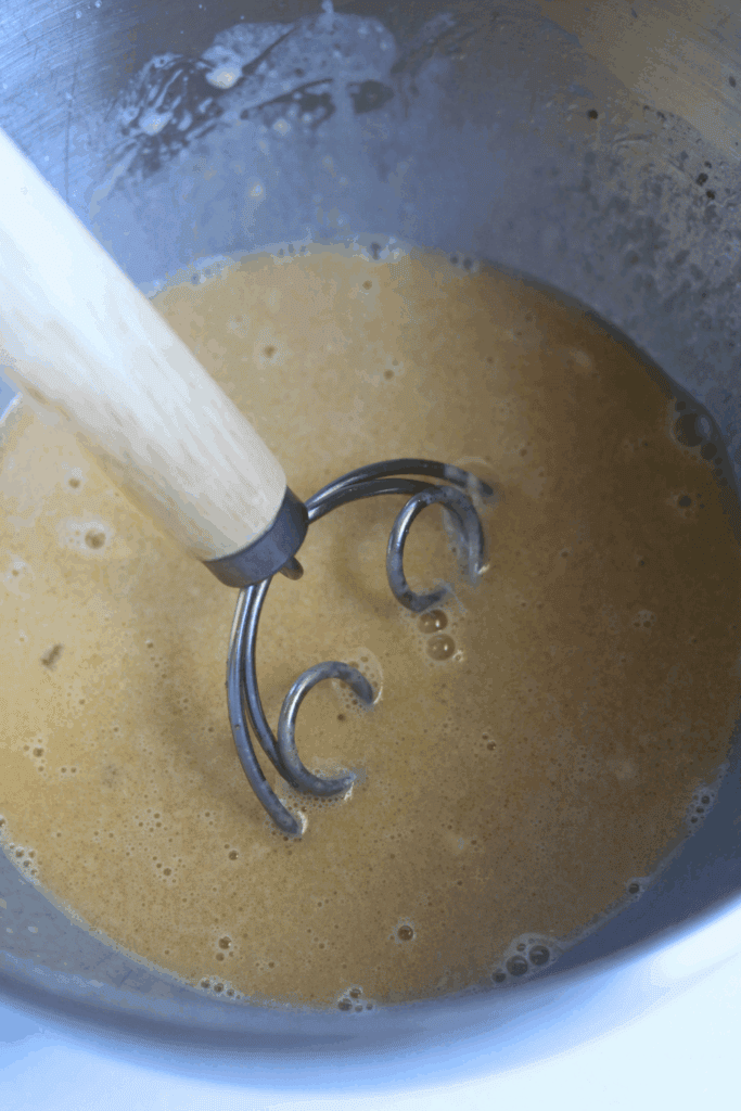 mixed wet ingredients 