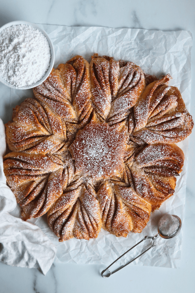 Sourdough Discard Star Bread