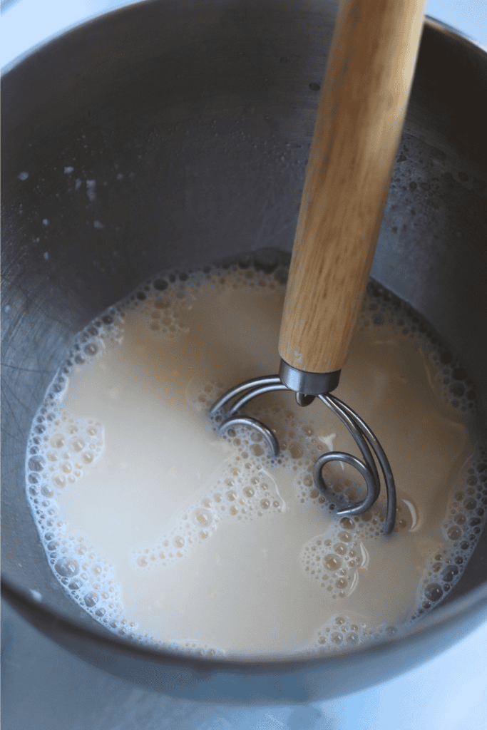 Mixed wet ingredients