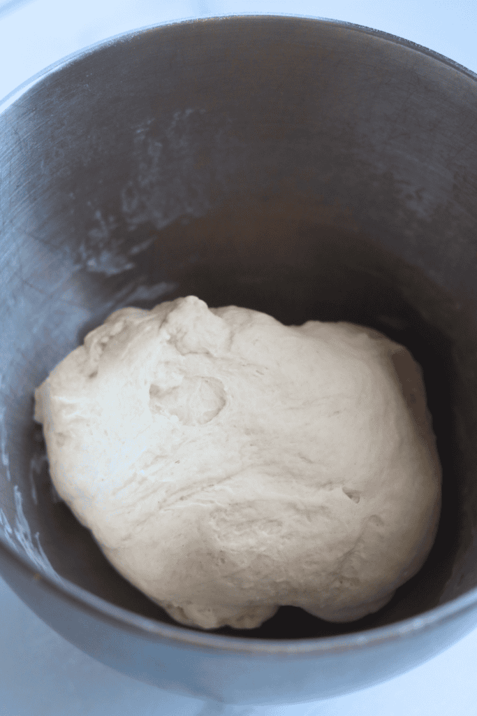 mixed ingredients to make dough