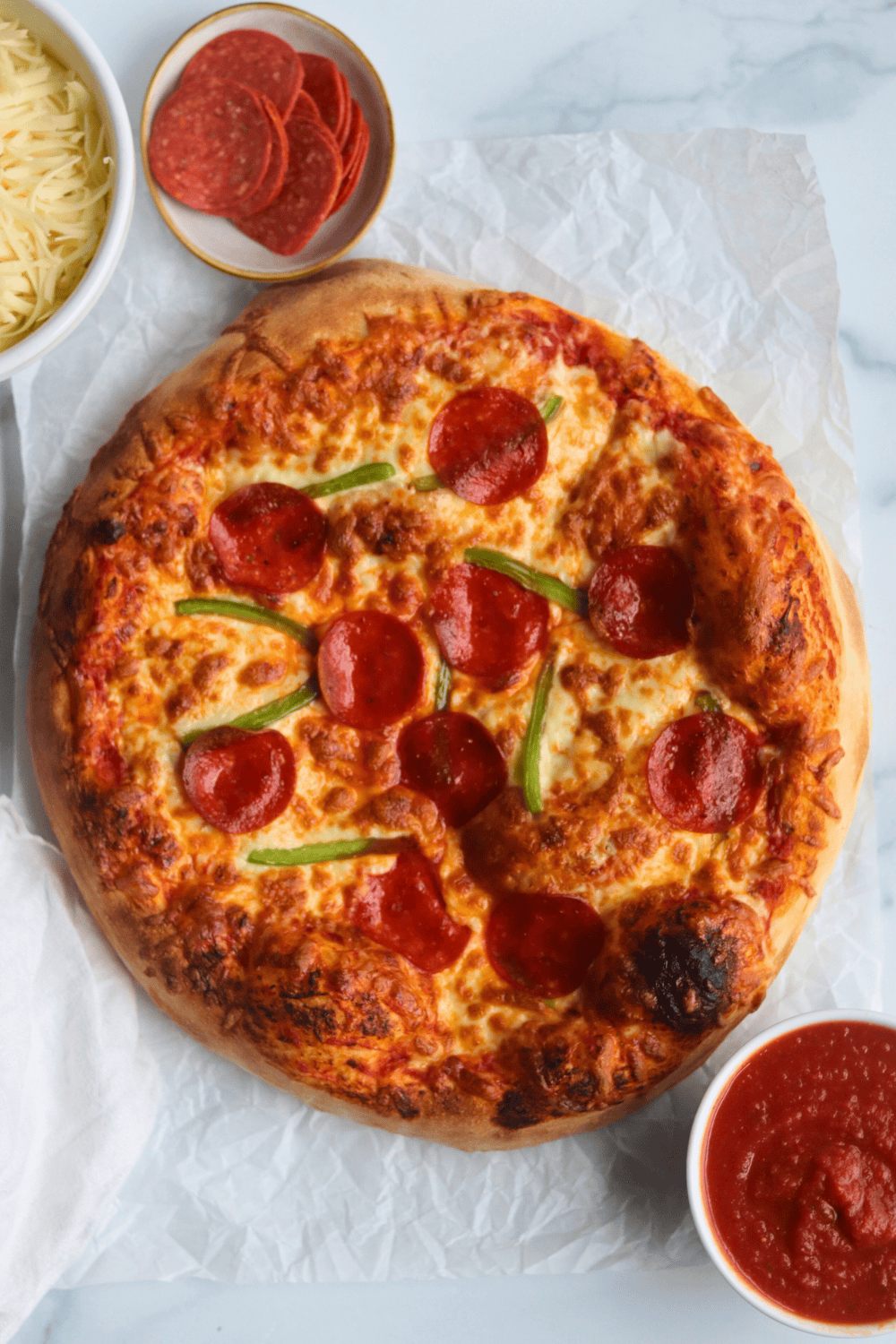 Sourdough discard pizza dough