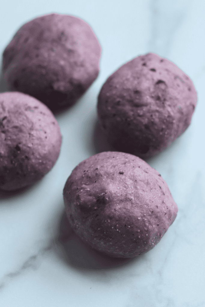 dough shaped in balls