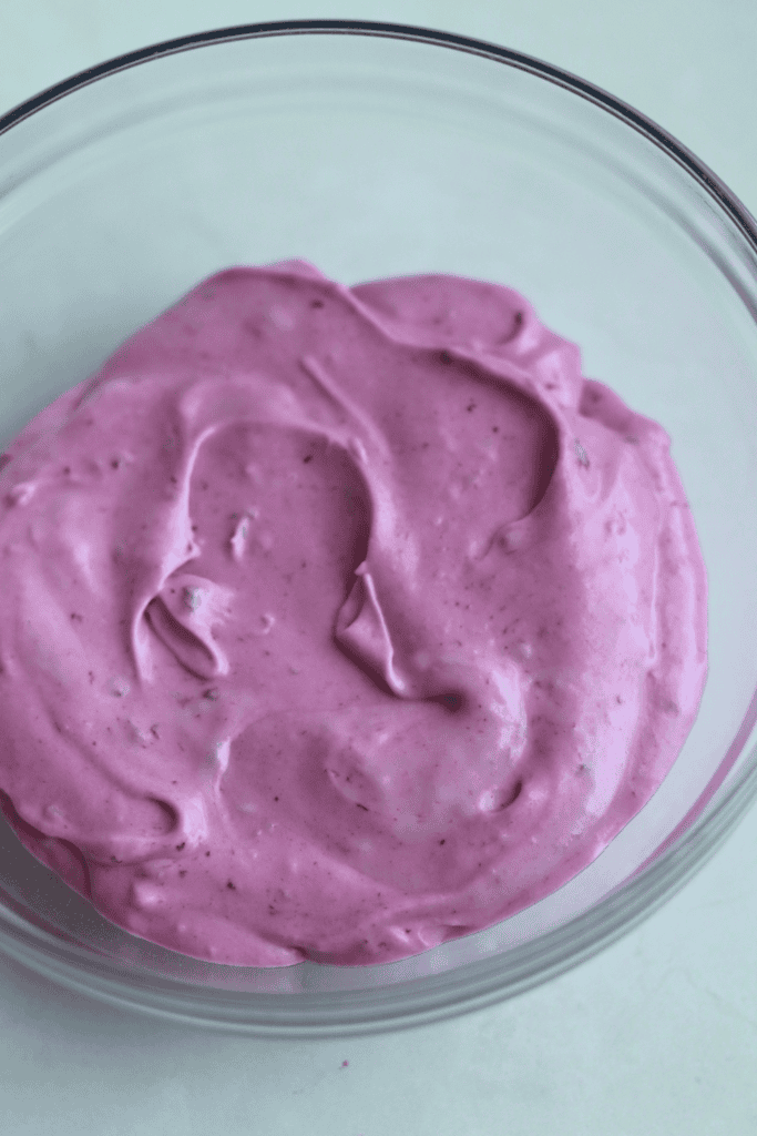 frosting in a bowl