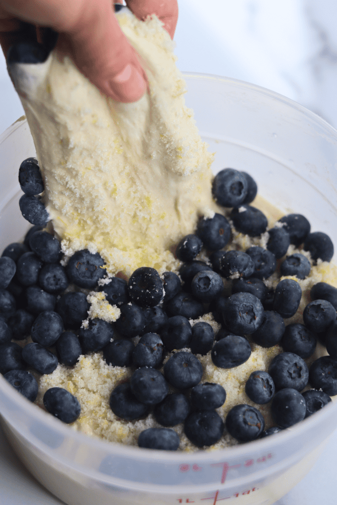 stretching the dough