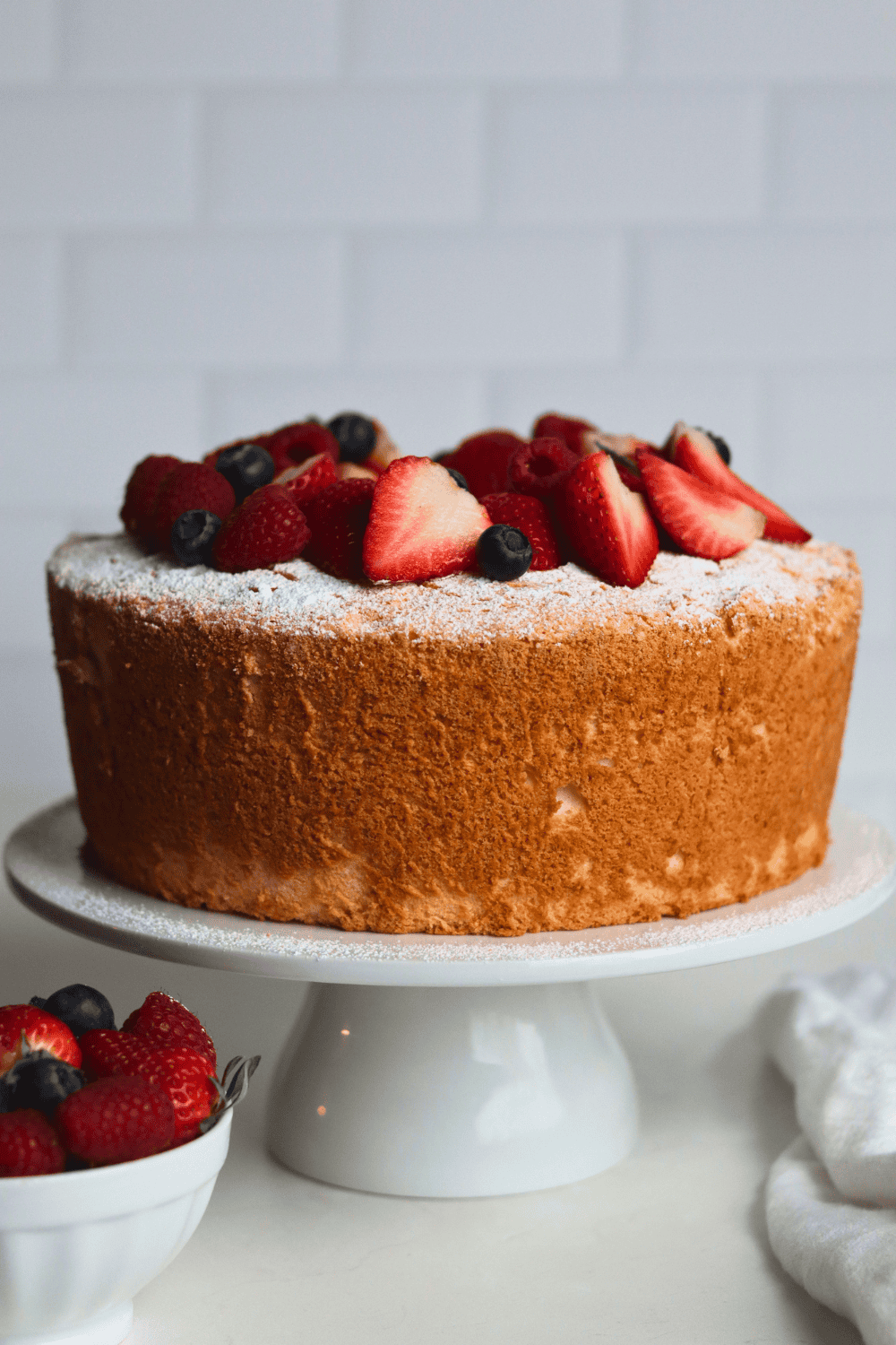 Sourdough angel food cake