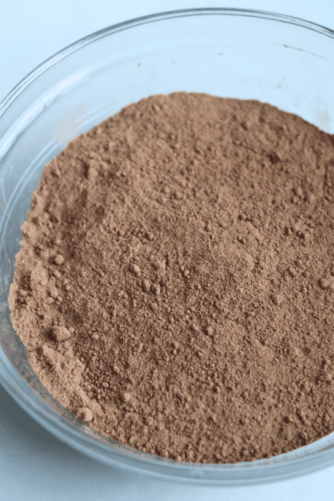 sift dry ingredients in a bowl