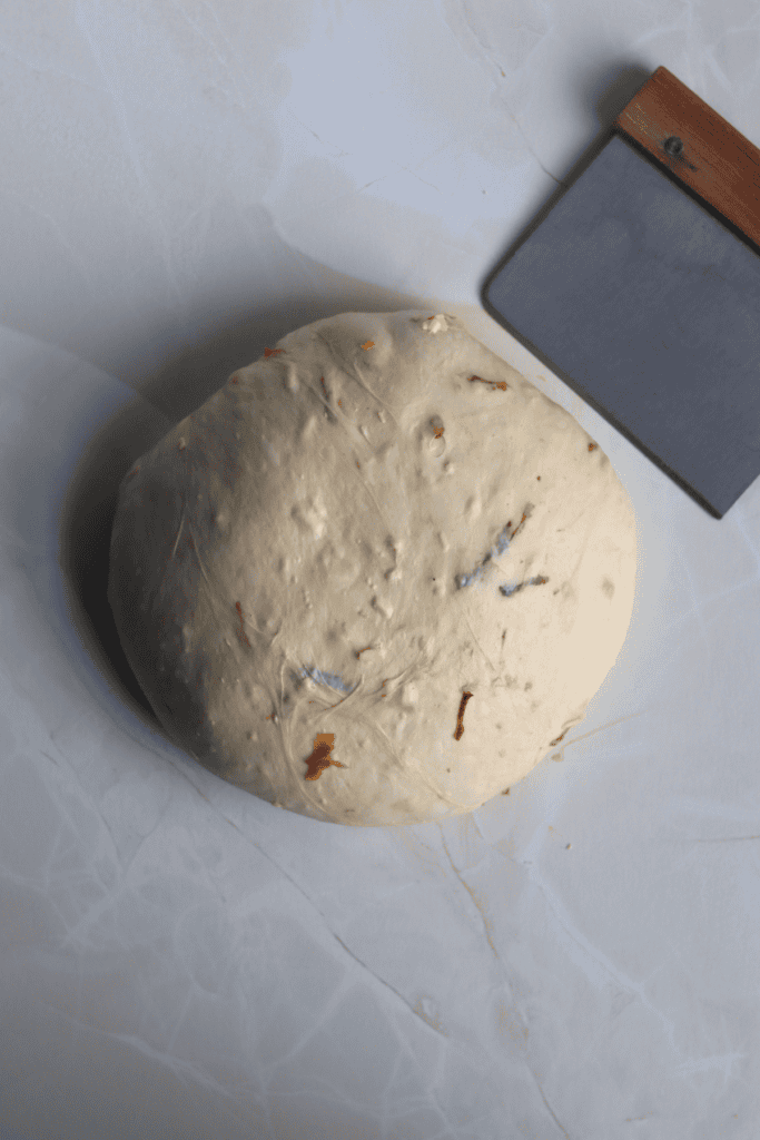 dough that has been shaped