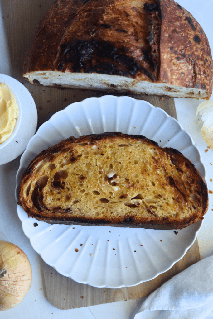 Caramelized Onion Sourdough Bread